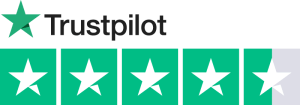 Trustpilot badge black